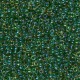 Miyuki rocailles Perlen 11/0 - Emerald lined light topaz ab 11-331